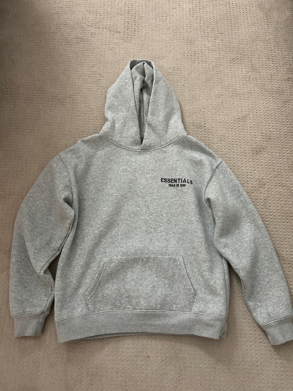 Essentials grey hoodie